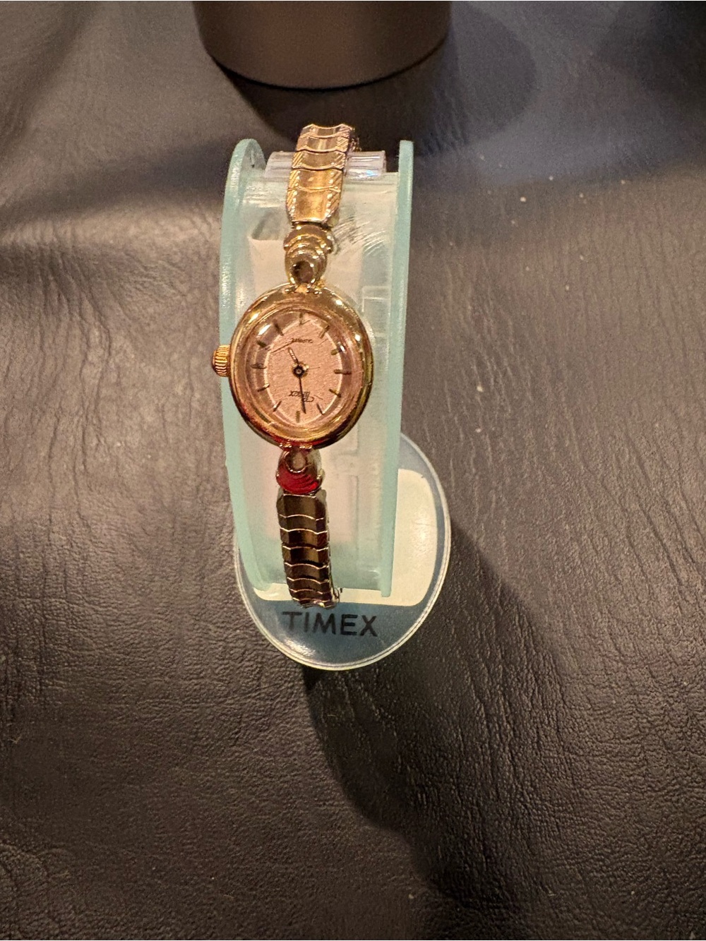 Timex Women's Gold-Tone Bracelet Watch with Rose Gold Dial